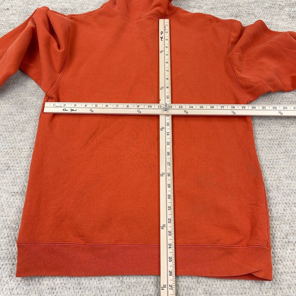 Vintage Y2K Old Navy Youth XL Orange Spellout Sweatshirt Embroidered 2000s Boys - Picture 7 of 11